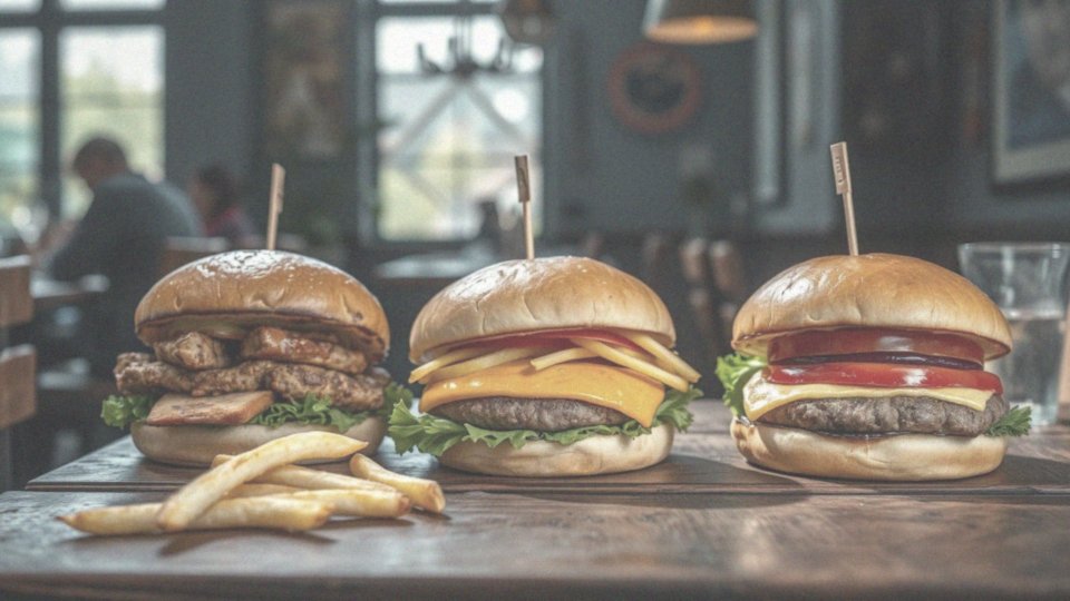Jakie są różnice w kaloryczności między wariantami Burgera Drwala?