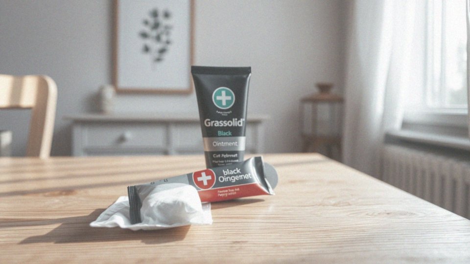 Jak Grassolind black zapobiega kurczeniu się blizny?