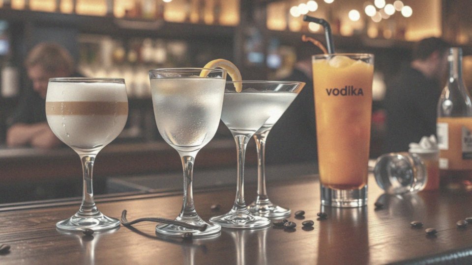 Jakie są najpopularniejsze drinki z użyciem wódki waniliowej?