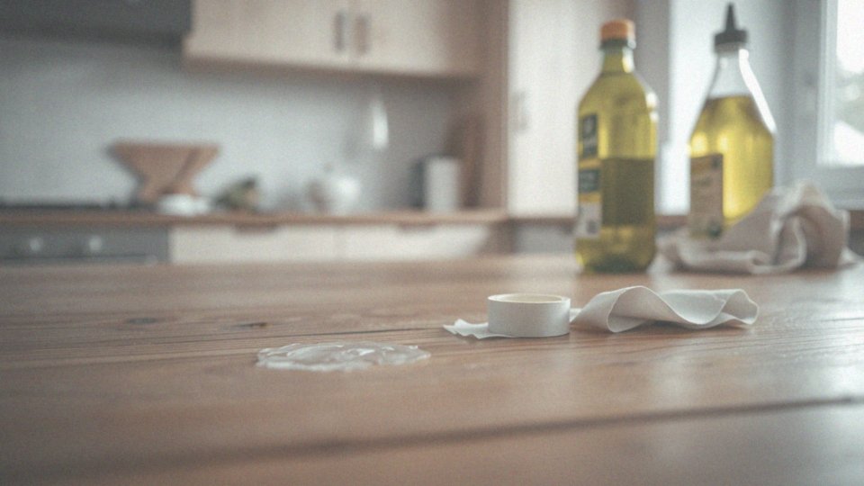 Jak skutecznie usunąć klej po taśmie za pomocą tłuszczu?