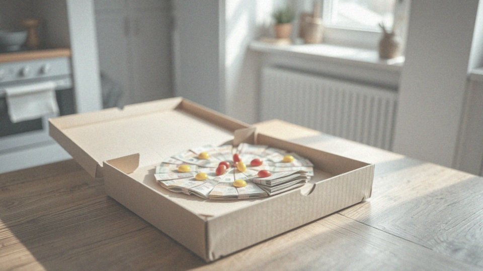 Jak zapakować pieniądze w pudełku po pizzy?