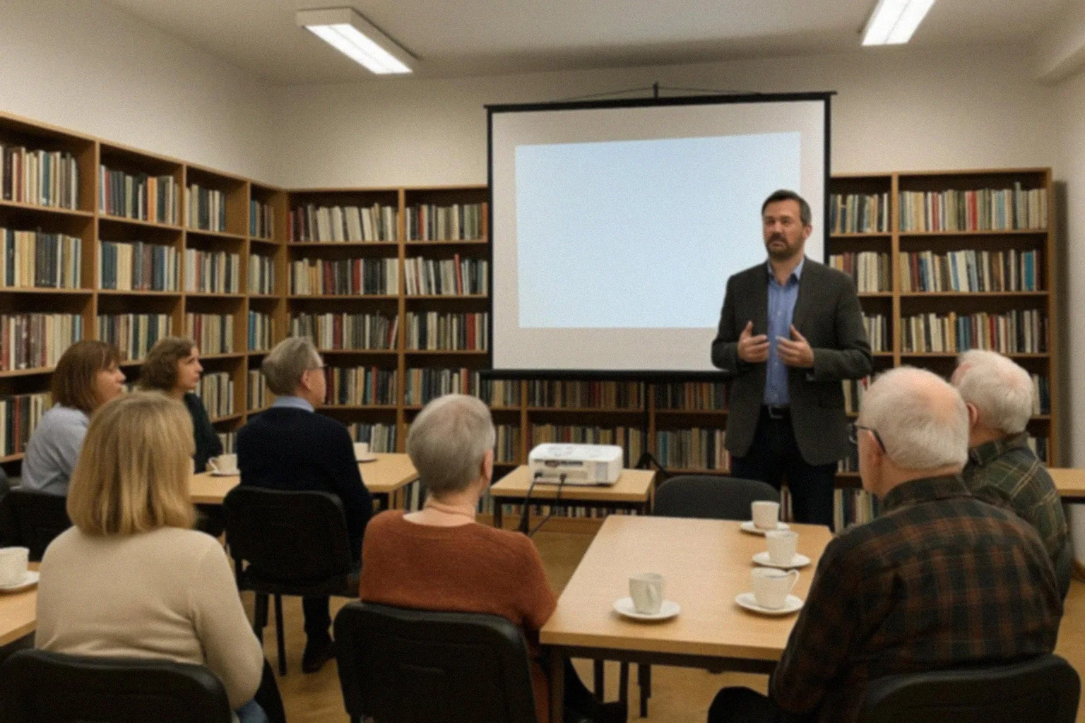 Spotkanie bibliotekarzy w Książnicy Zamojskiej podsumowujące działalność w 2025 roku