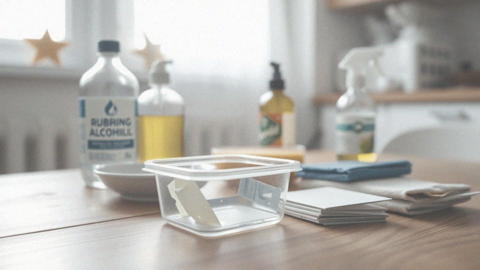 Czym usunąć klej po taśmie z plastiku? Skuteczne metody