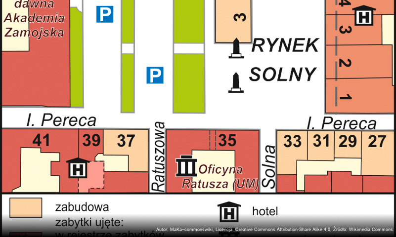 Rynek Solny w Zamościu